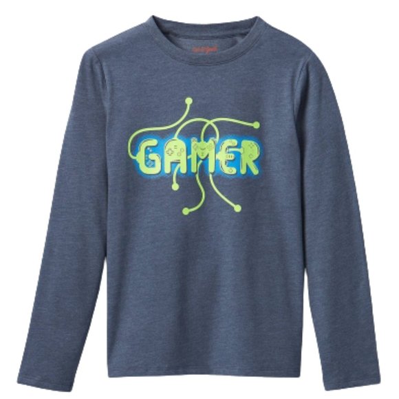 Cat & Jack Other - NWT Boys' 'Gamer' Graphic Long Sleeve T-Shirt - Cat & Jack - XXL HUSKY [145]